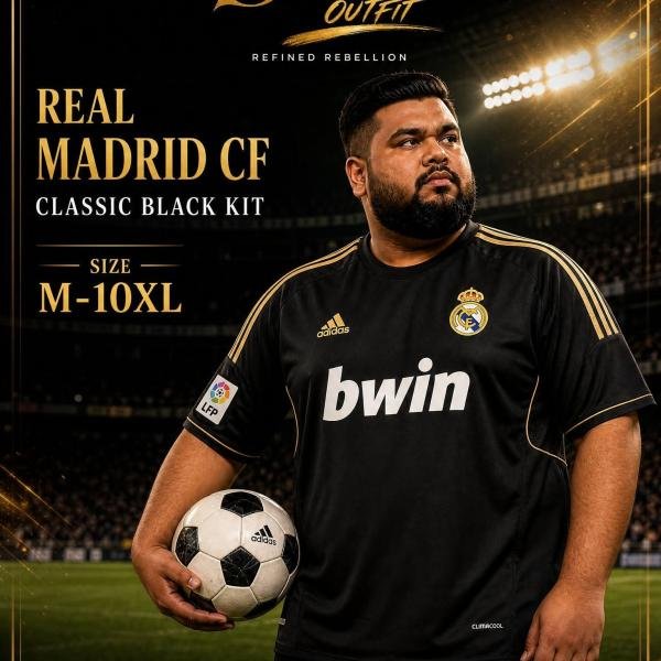 Real Madrid Classic Black Kit