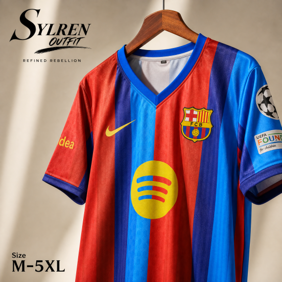Premium Barcelona New Home Kit  Jersey|| Size M to 5XL